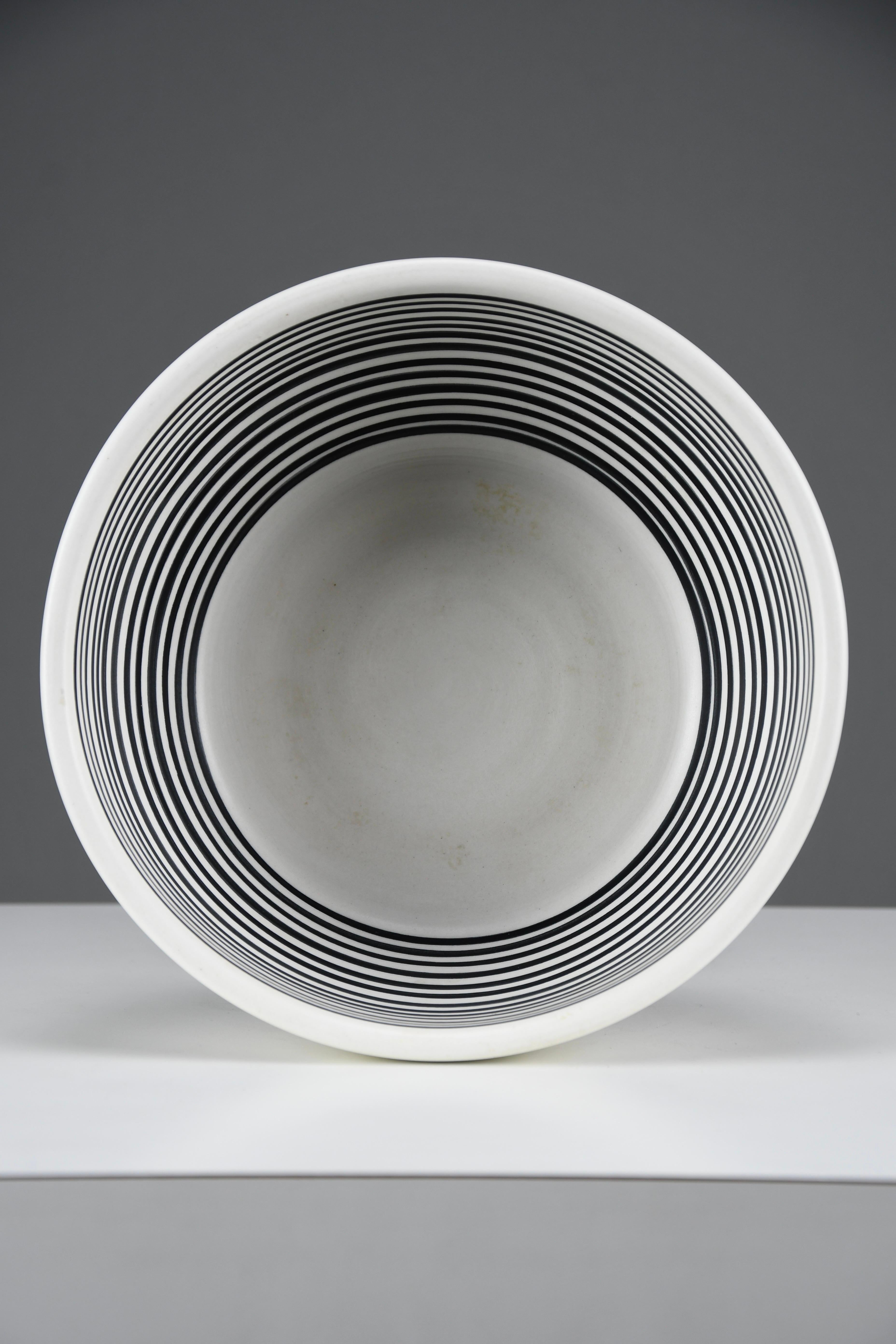 Italian Ettore Sottsass for Bitossi, Hollywood Collection Ceramic Bowl, Italy, ca. 1980s For Sale