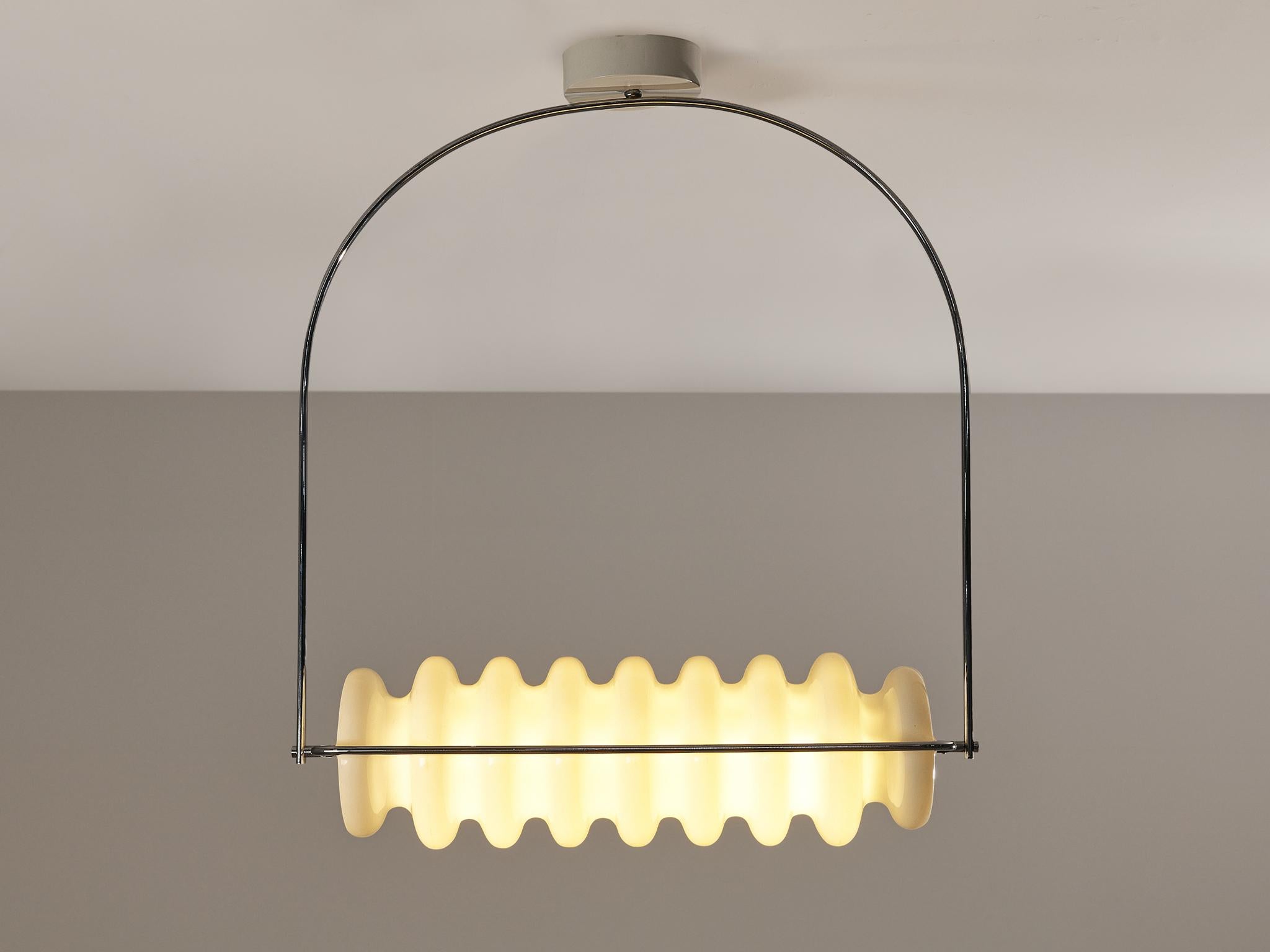 Ettore Sottsass for Design Centre/Poltronova ‘Bruco’ Ceiling Light In Good Condition In Waalwijk, NL