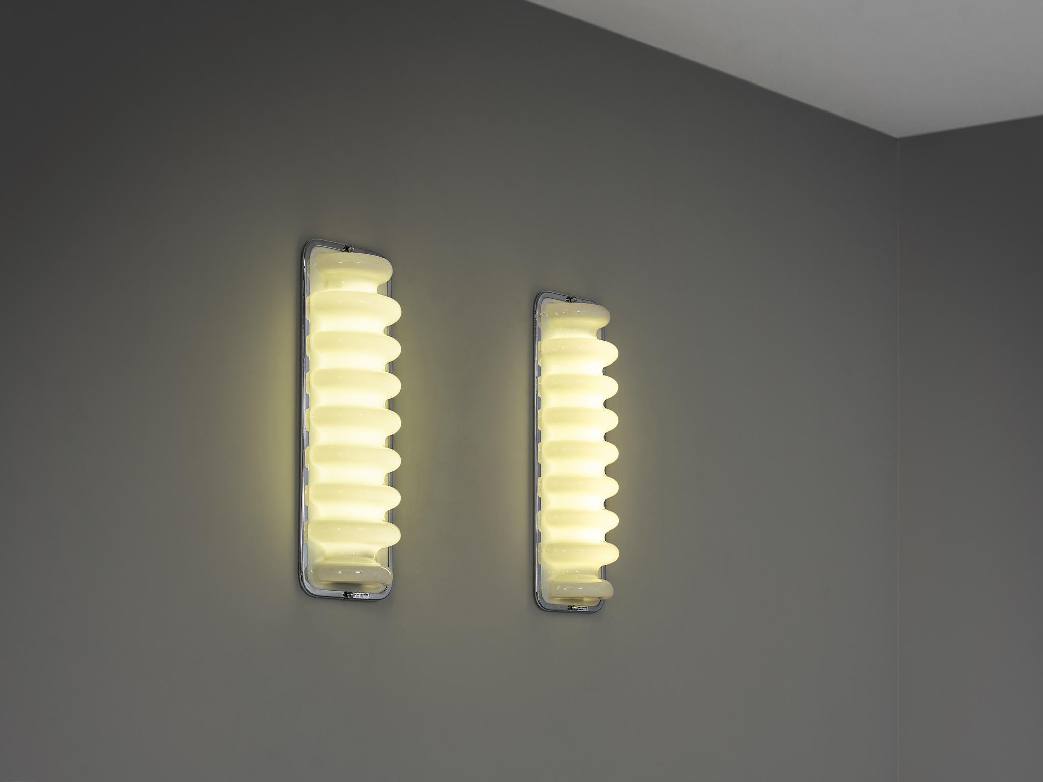 Post-Modern Ettore Sottsass for Design Centre/Poltronova ‘Bruco’ Wall Lights 