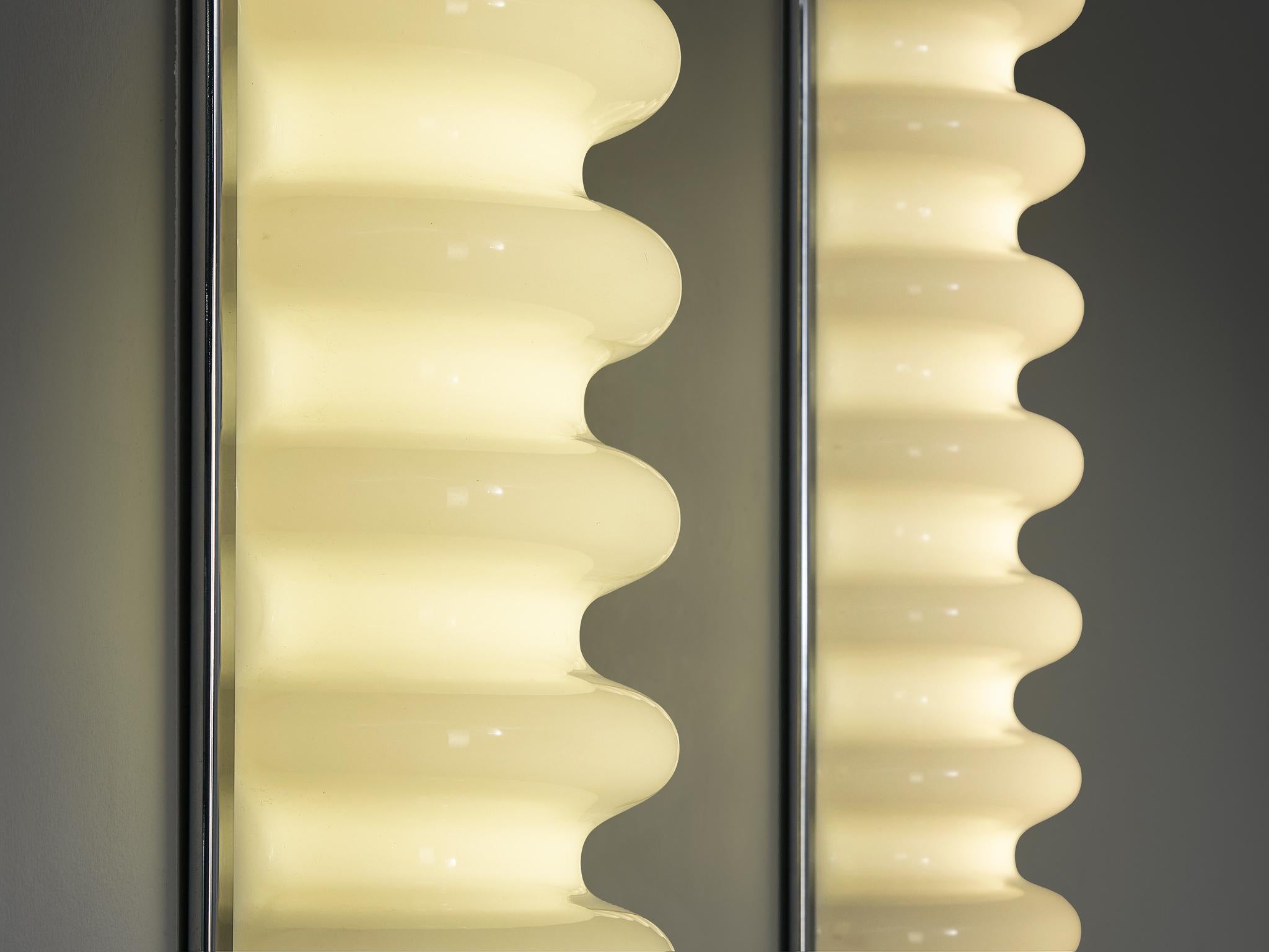 Brass Ettore Sottsass for Design Centre/Poltronova ‘Bruco’ Wall Lights  For Sale