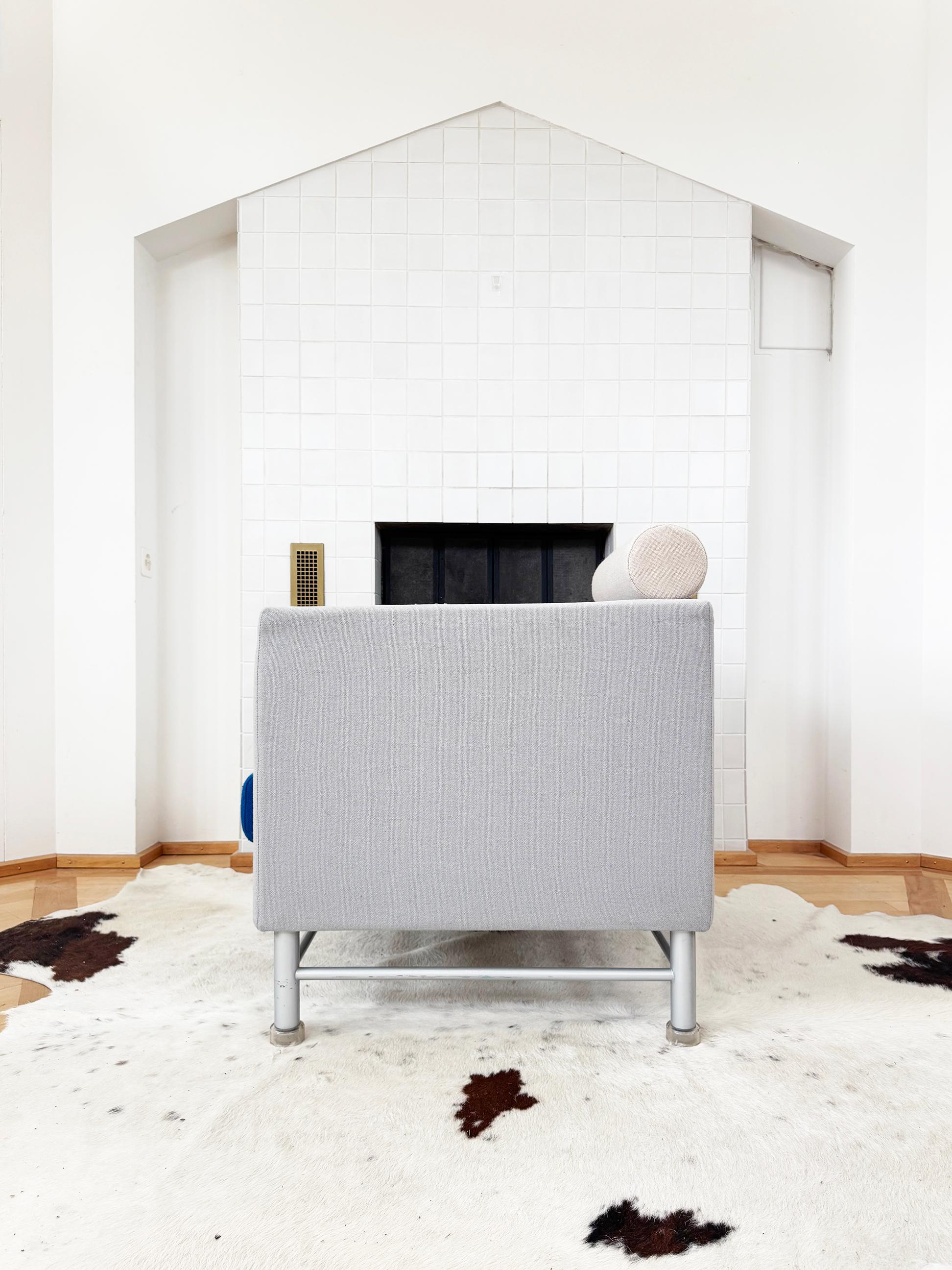 italien Ettore Sottsass pour Knoll, chaise longue Eastside Club des années 1980 en vente