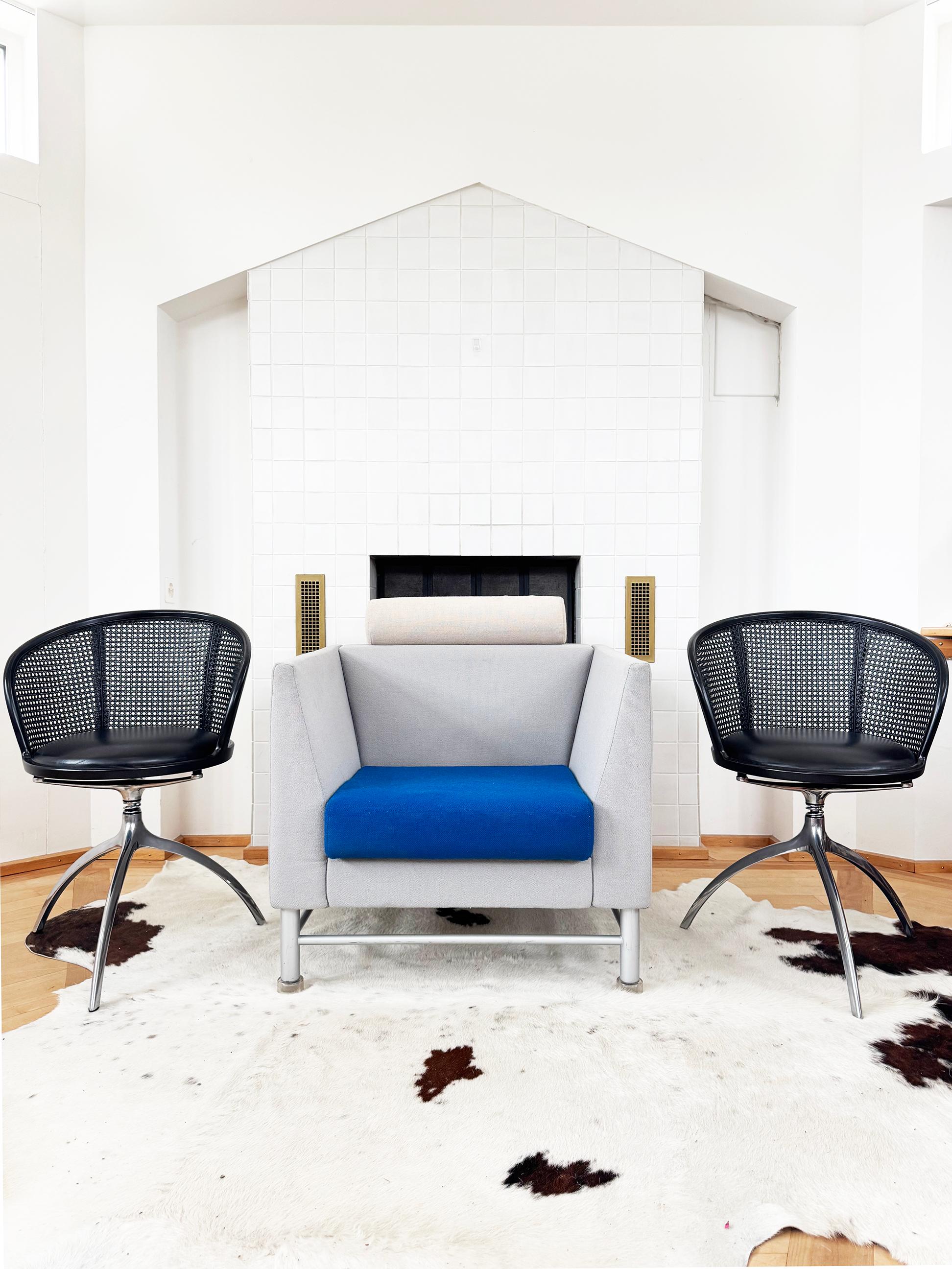 Ettore Sottsass pour Knoll, chaise longue Eastside Club des années 1980 en vente 2