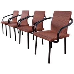 Ettore Sottsass for Knoll Mandarin Armchairs, Set of Four