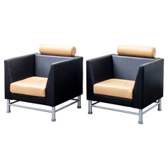 Ettore Sottsass for Knoll Postmodern 'East Side' Armchairs