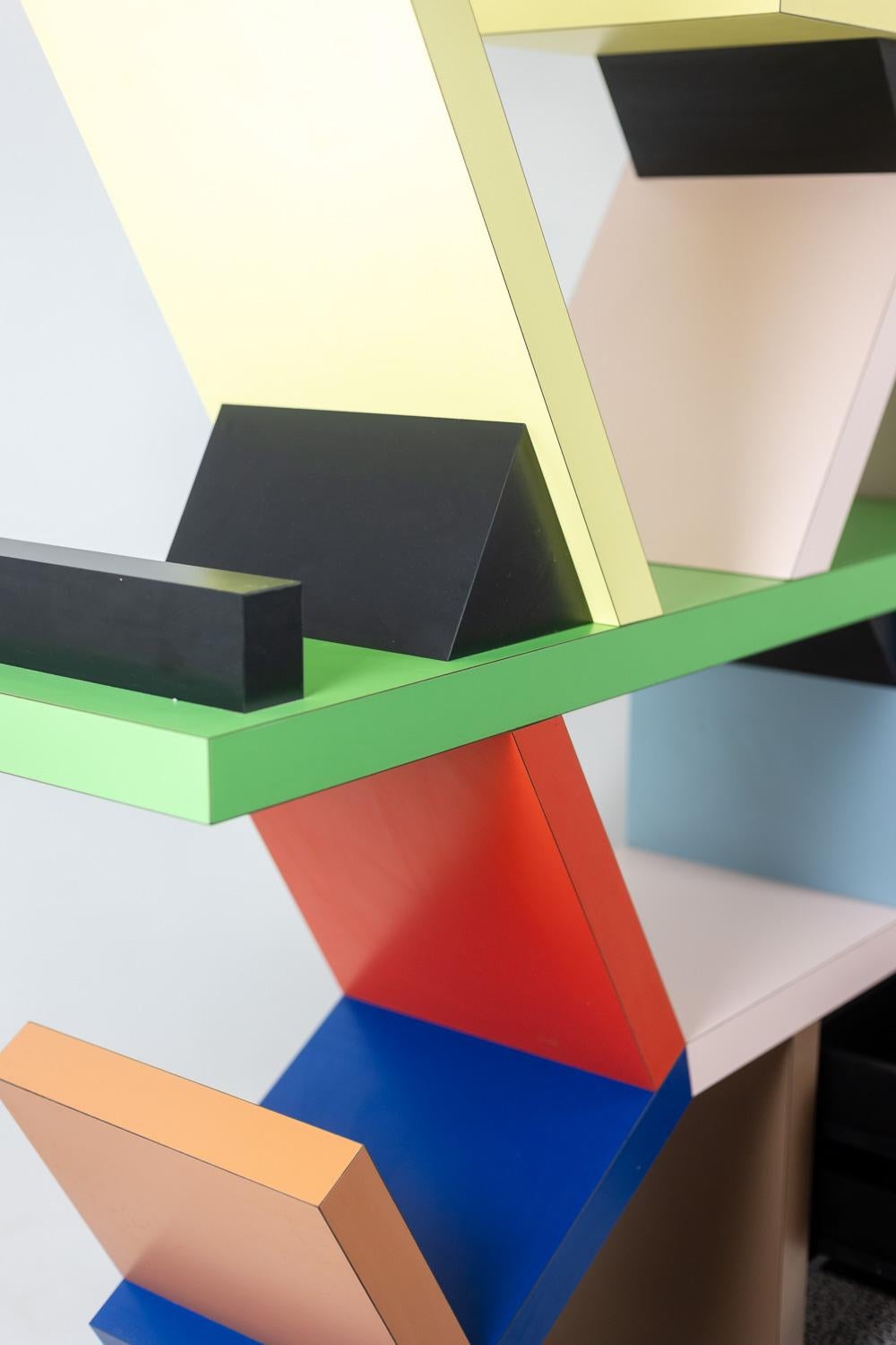 Ettore Sottsass for Memphis. Carlton Library. Year 1981. 8