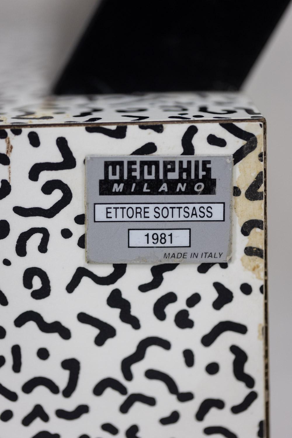 Ettore Sottsass for Memphis. Carlton Library. Year 1981. 9