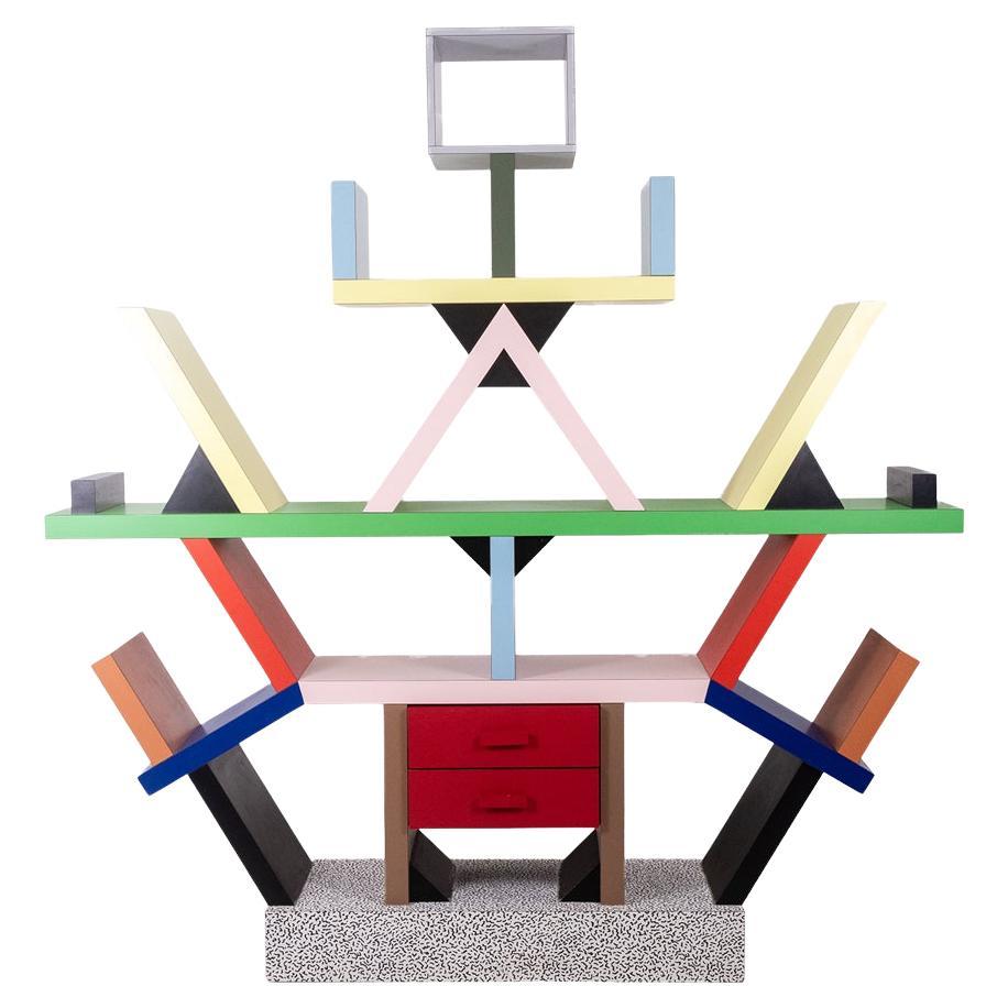 Ettore Sottsass for Memphis. Carlton Library. Year 1981.