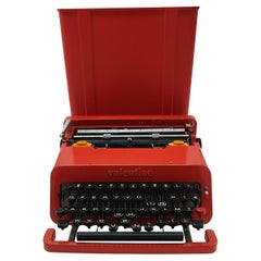 Antique Ettore Sottsass for Olivetti Valentine Typewriter, Italy 1960s