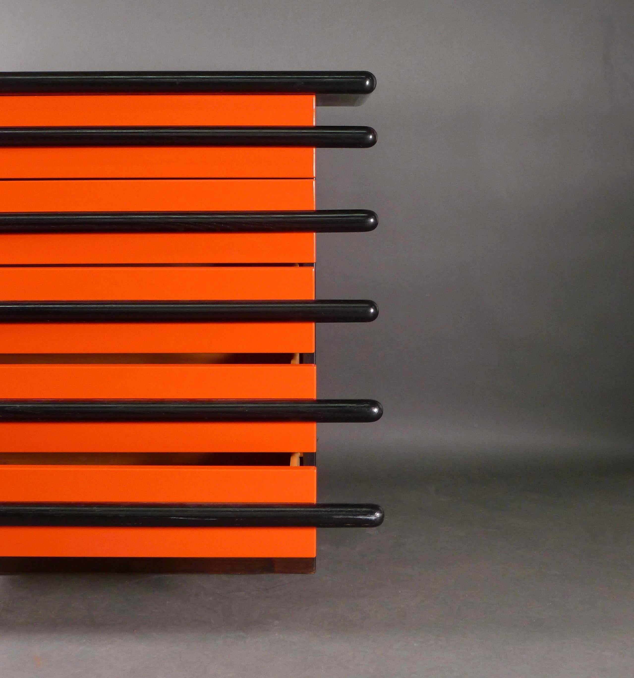 Mid-20th Century Ettore Sottsass for Poltronova, Bastonio Chest of Drawers, circa 1964 For Sale