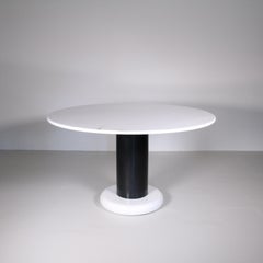 Ettore Sottsass for Poltronova Dining Table in ‘Loto’ in Carrara White Marble