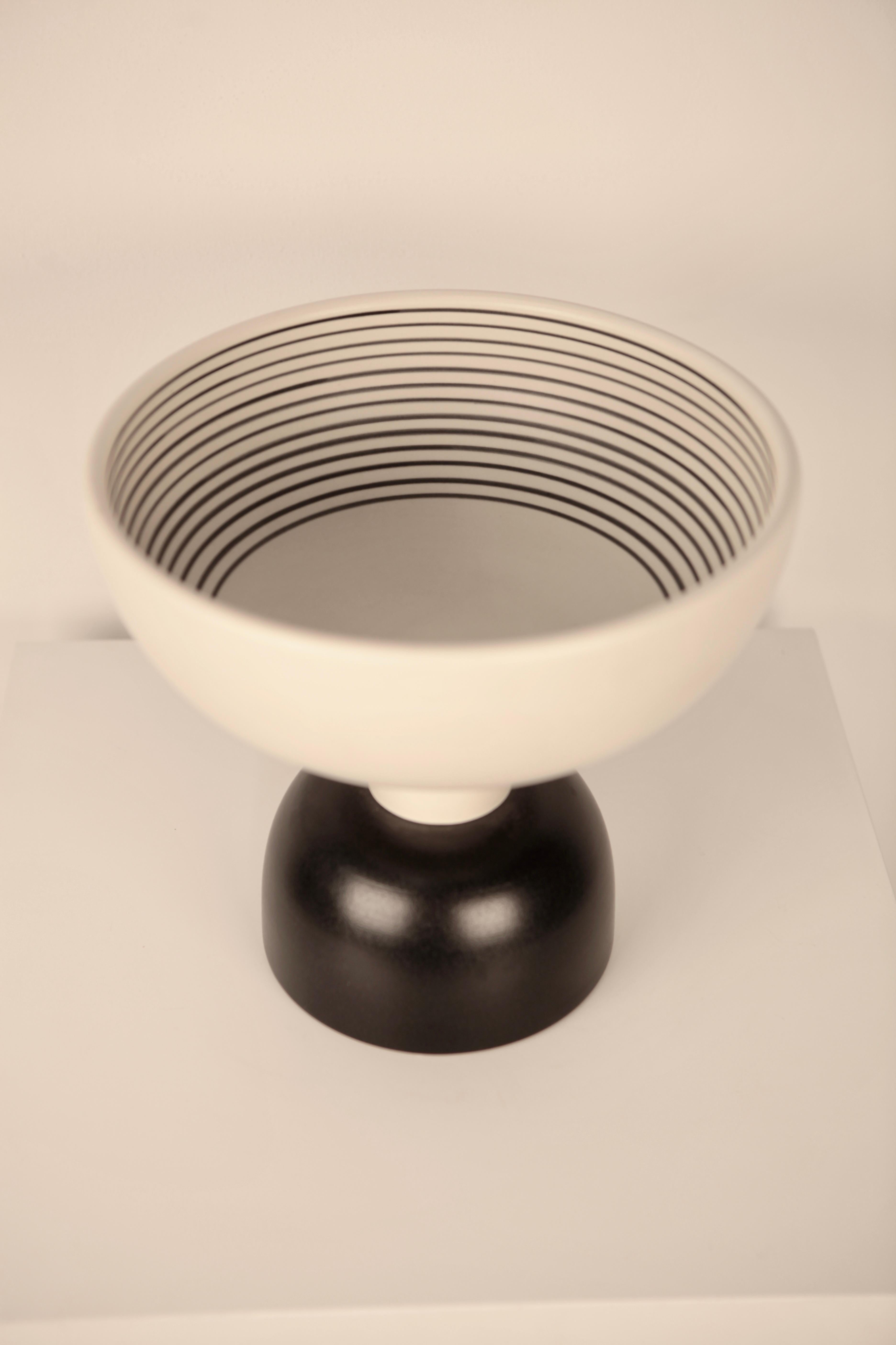 Italian Ettore Sottsass, Glazed Ceramic Bowl, Bitossi, Italy 1968 For Sale