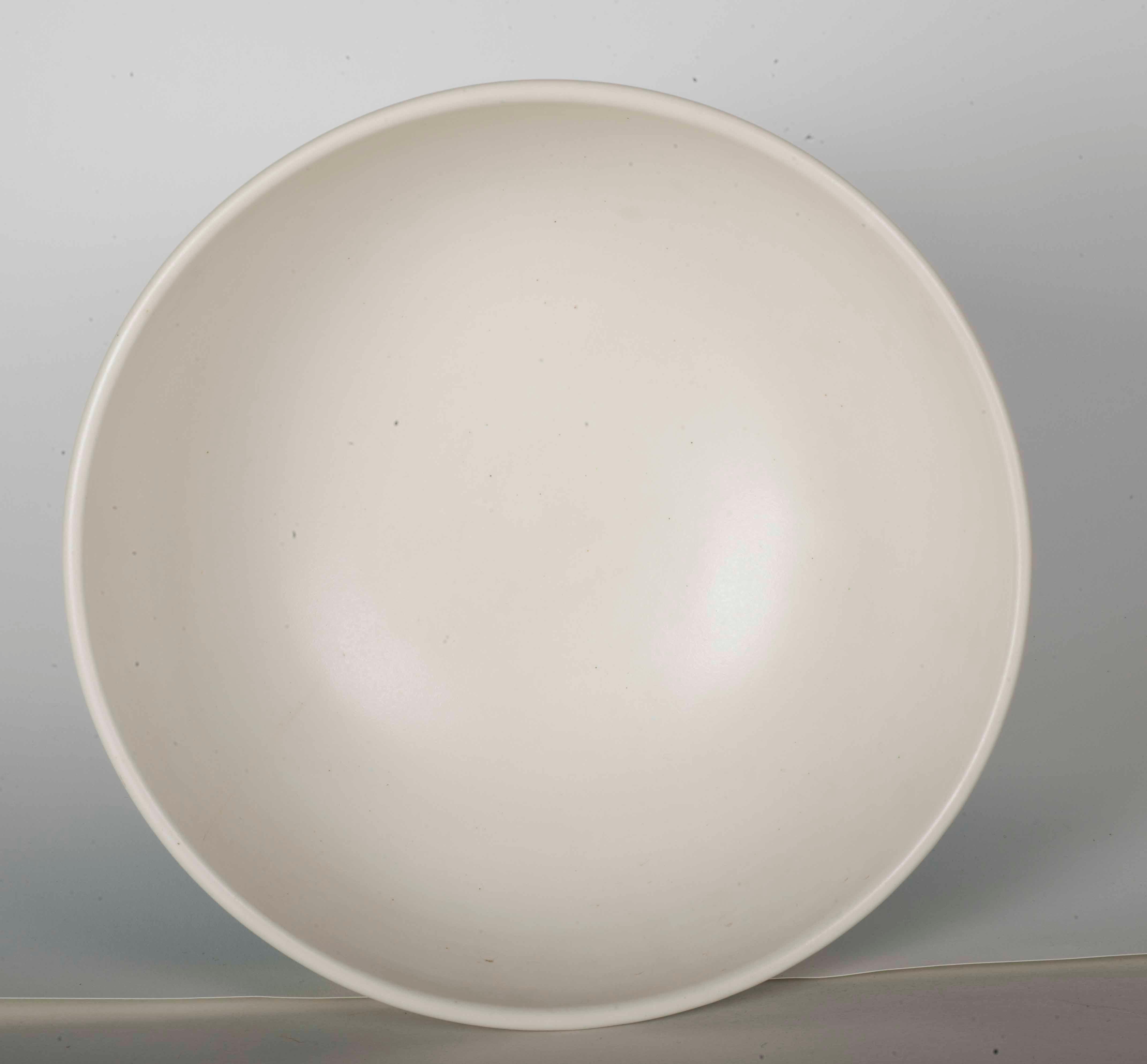 Ettore Sottsass Green and White Ceramic Vase Bolo Bowl For Sale 3
