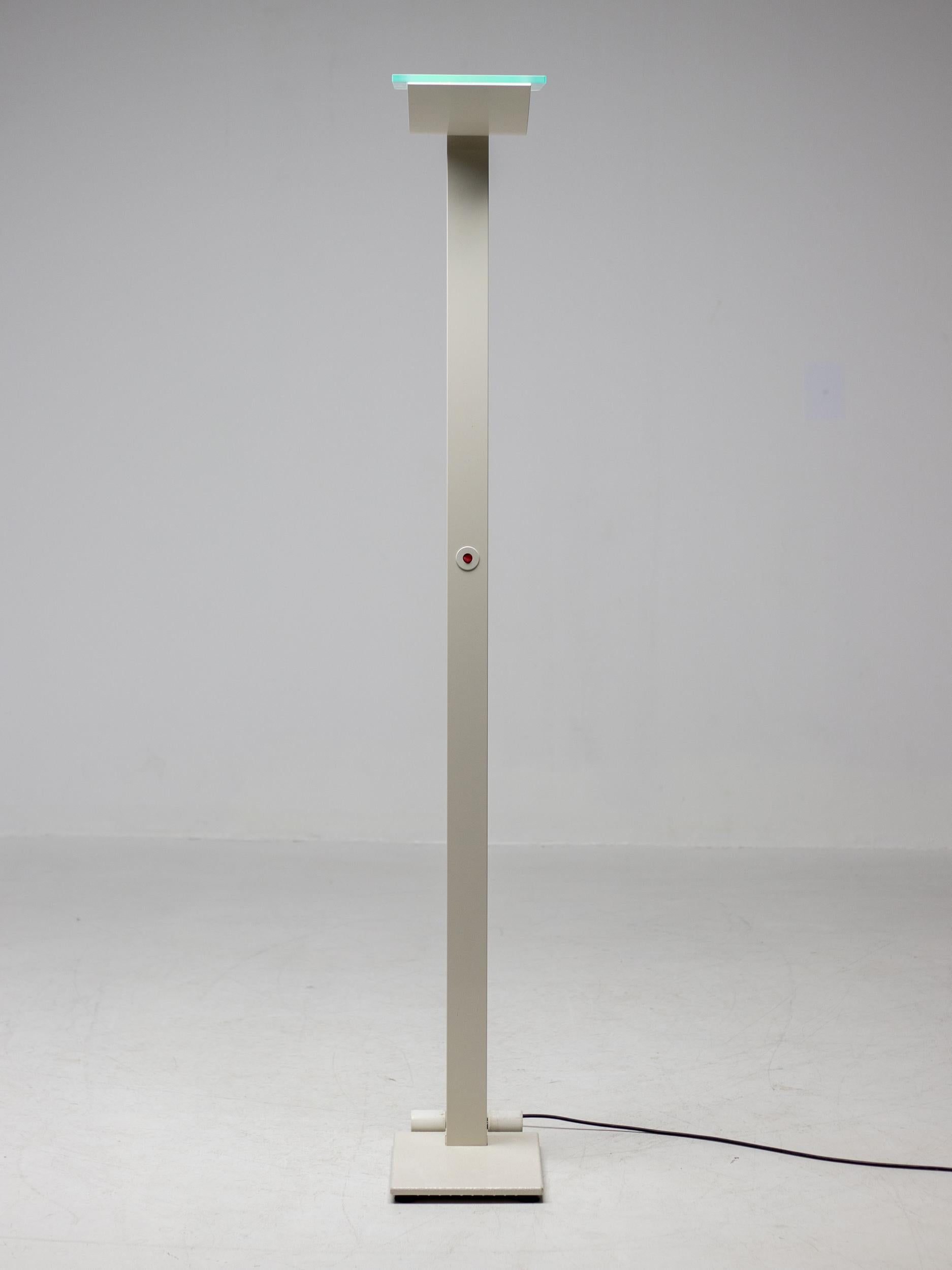 Enameled Ettore Sottsass ID-S Edition Floor Lamp For Sale