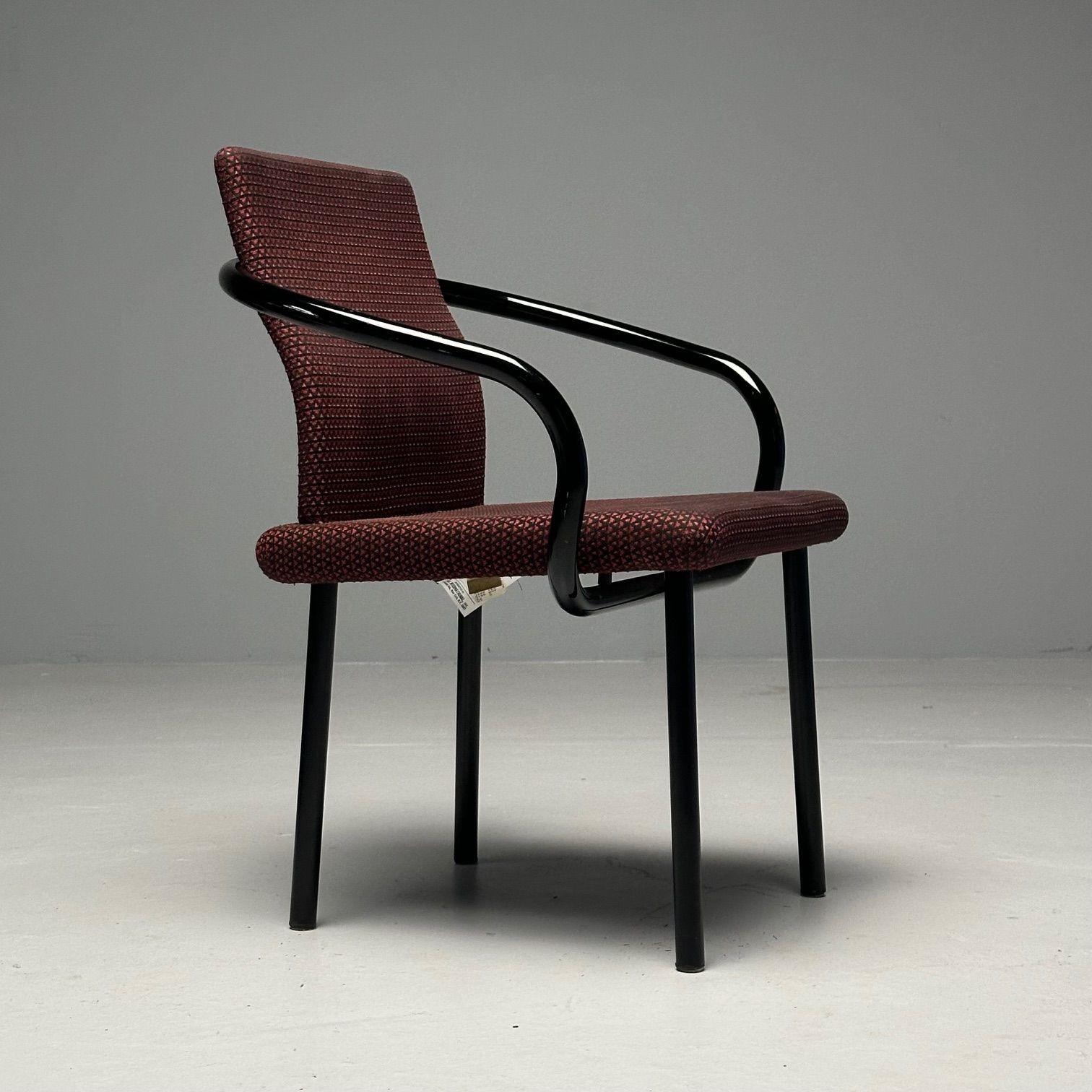 Ettore Sottsass, Knoll, fauteuils mandarins mi-siècle modernes, Italie, années 1990 en vente 1