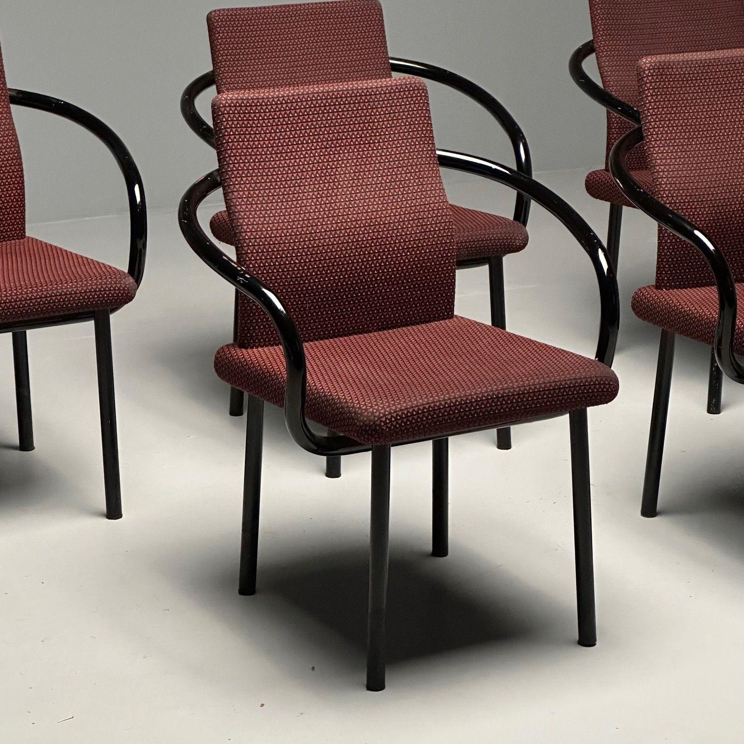 Ettore Sottsass, Knoll, fauteuils mandarins mi-siècle modernes, Italie, années 1990 en vente 2