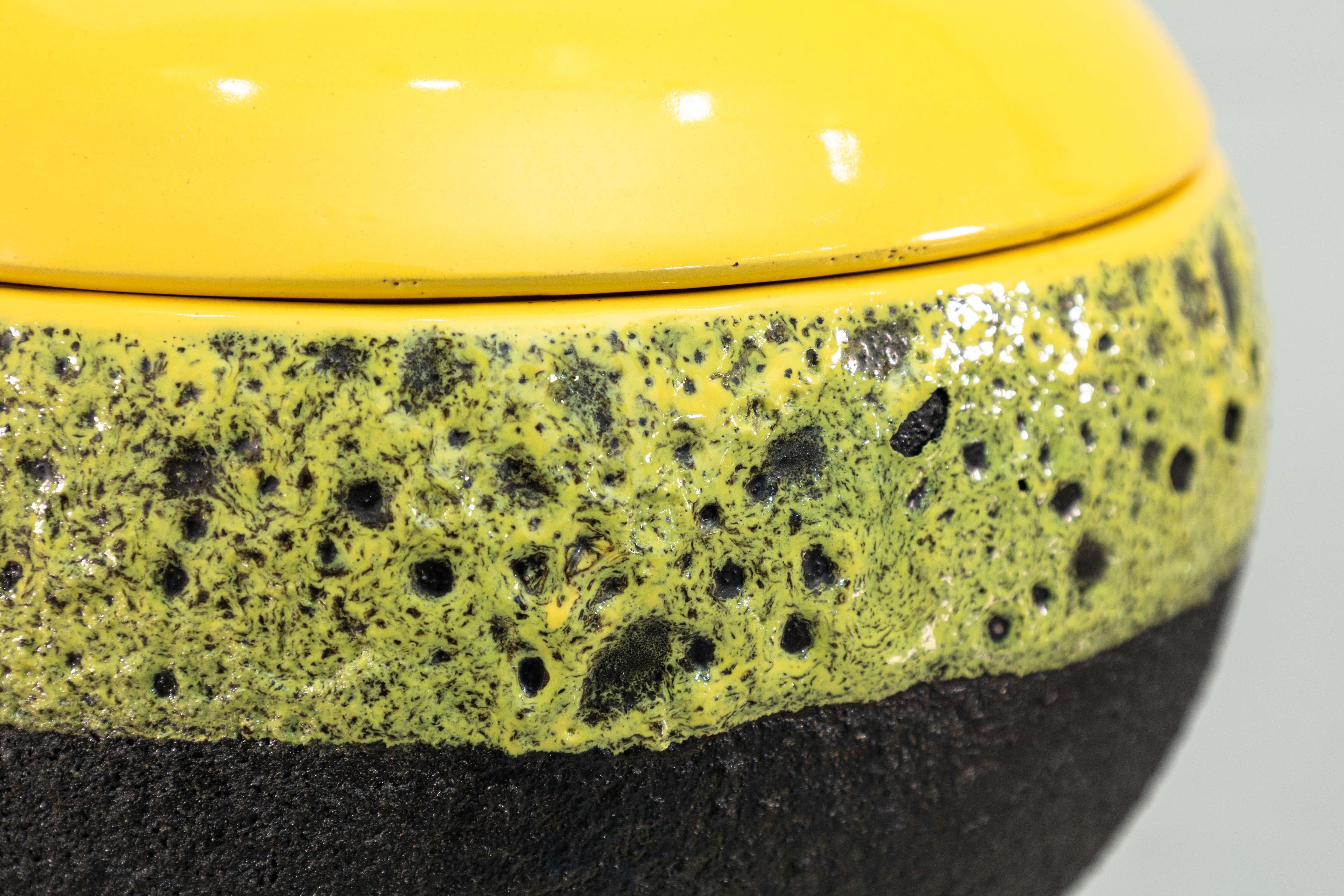 Ettore Sottsass Vaso con coperchio Modello 192-C Bitossi Il Sestante Italia 1959 Smaltato in vendita 2