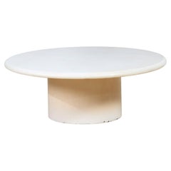 Ettore Sottsass 'Loto' Coffee Table in Carrara Marble for Poltronova