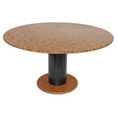 Ettore Sottsass Mesa de comedor Loto Rosso para Poltronova, Italia 1965