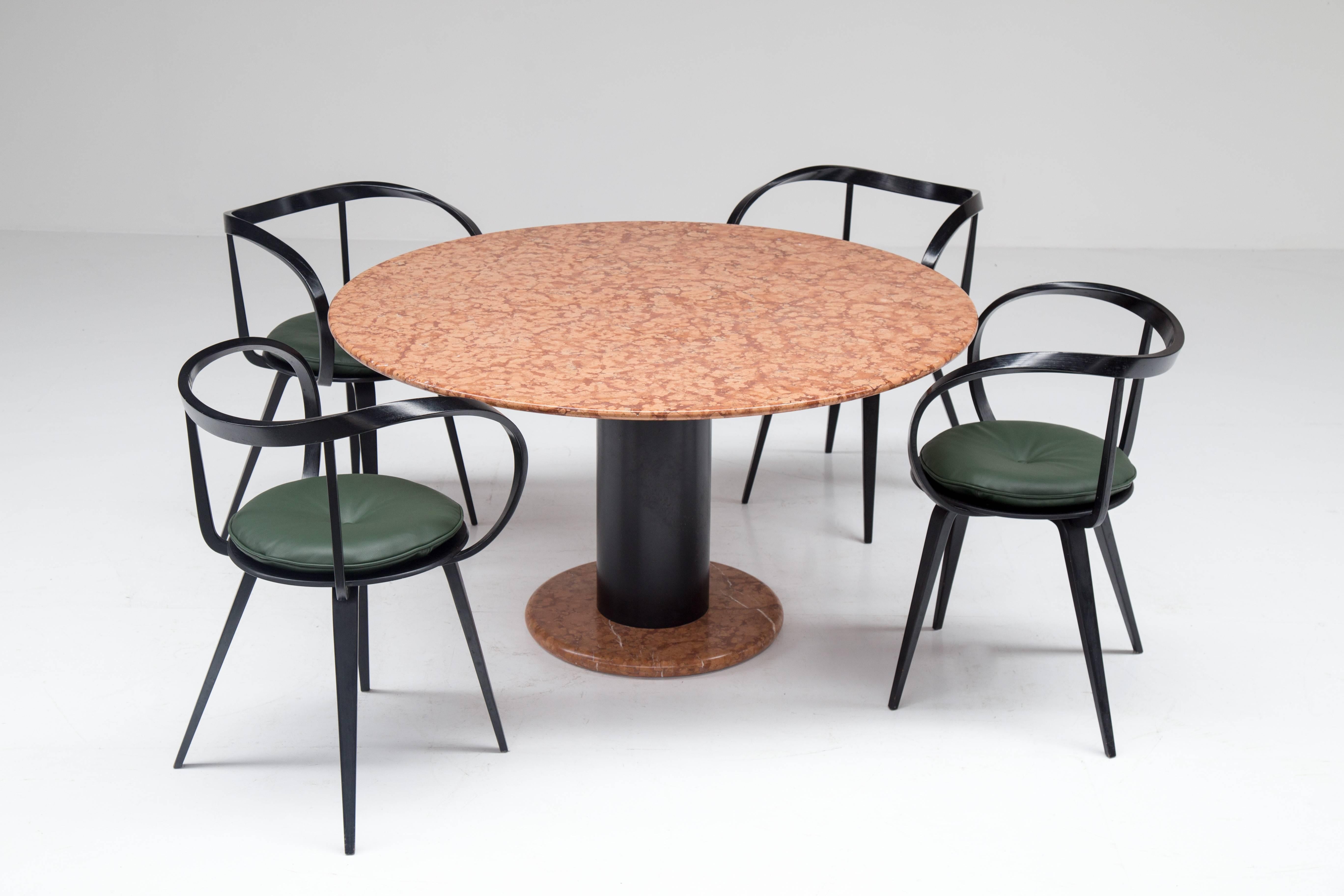 Mid-20th Century Ettore Sottsass Marble Dining Table for Poltronova, Italy, 1965