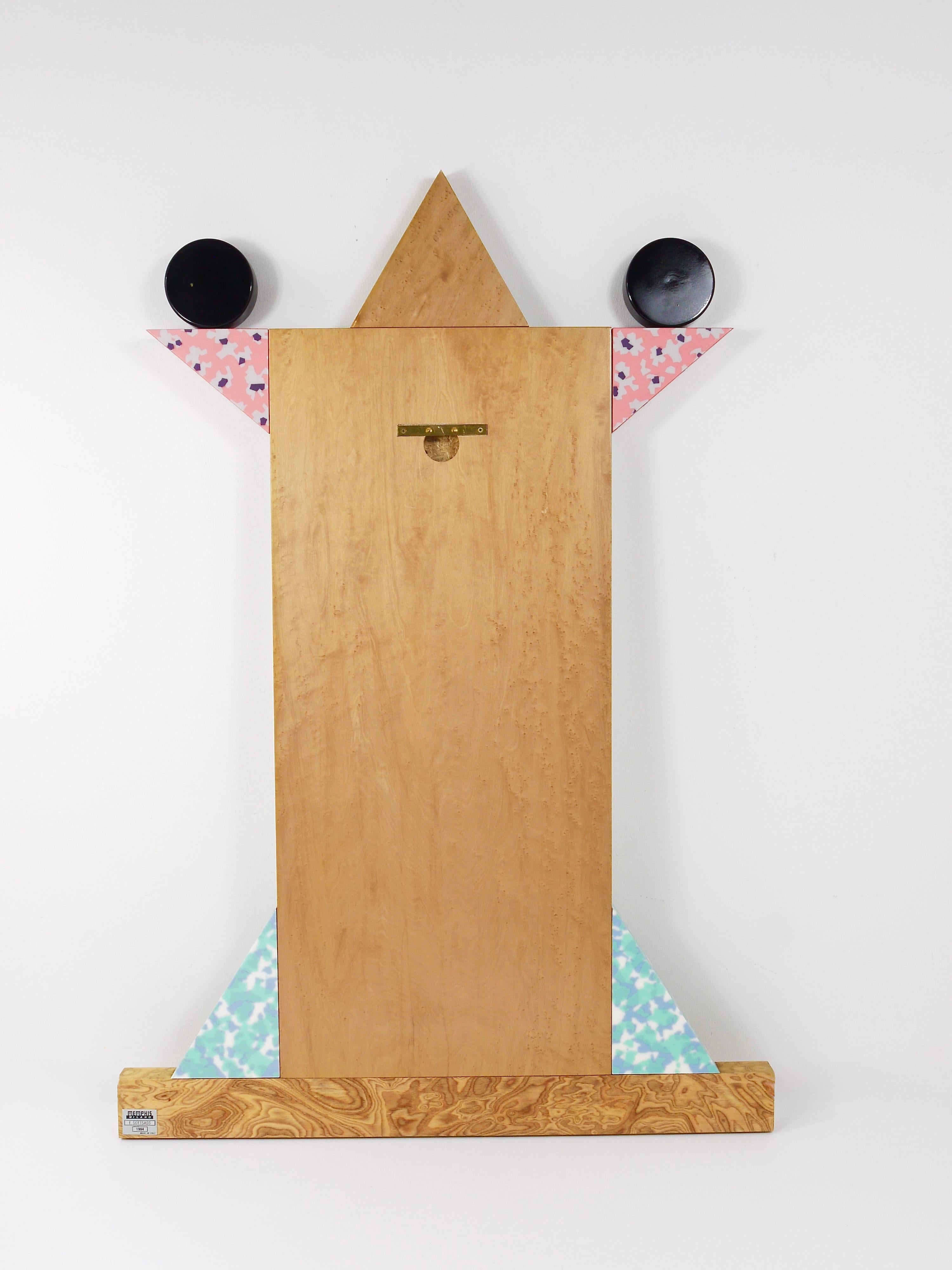 Specchio da parete vintage Ettore Sottsass Memphis Milano Diva, Italia, 1984 in vendita 13