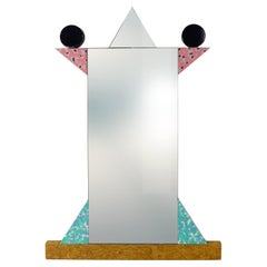 Ettore Sottsass Memphis Milano Diva Vintage-Wandspiegel, Italien, 1984