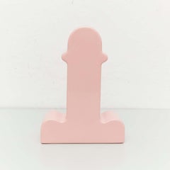 Ettore Sottsass, Memphis, Pink Ceramic Shiva Vase