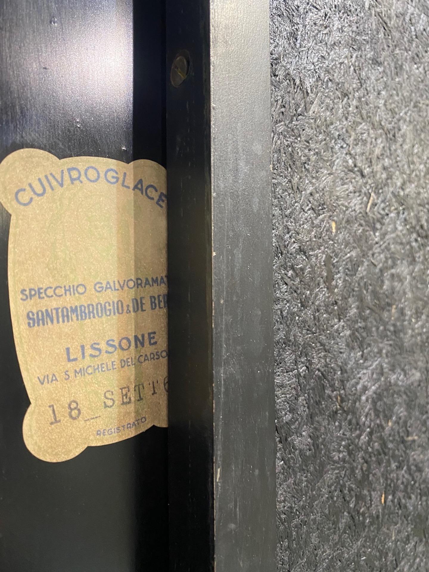 Ettore Sottsass Mirror, Santambrogio e De Berti, 1950s 6
