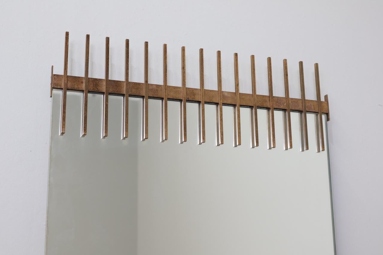 Ettore Sottsass Mirror, Santambrogio e De Berti, 1950s For Sale 1