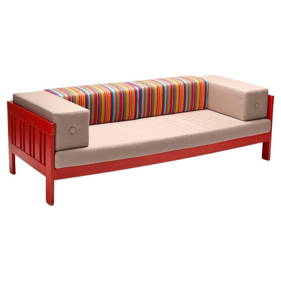 Sofá "Califfo" modelo Ettore Sottsass para Poltronova, Italia, años 60