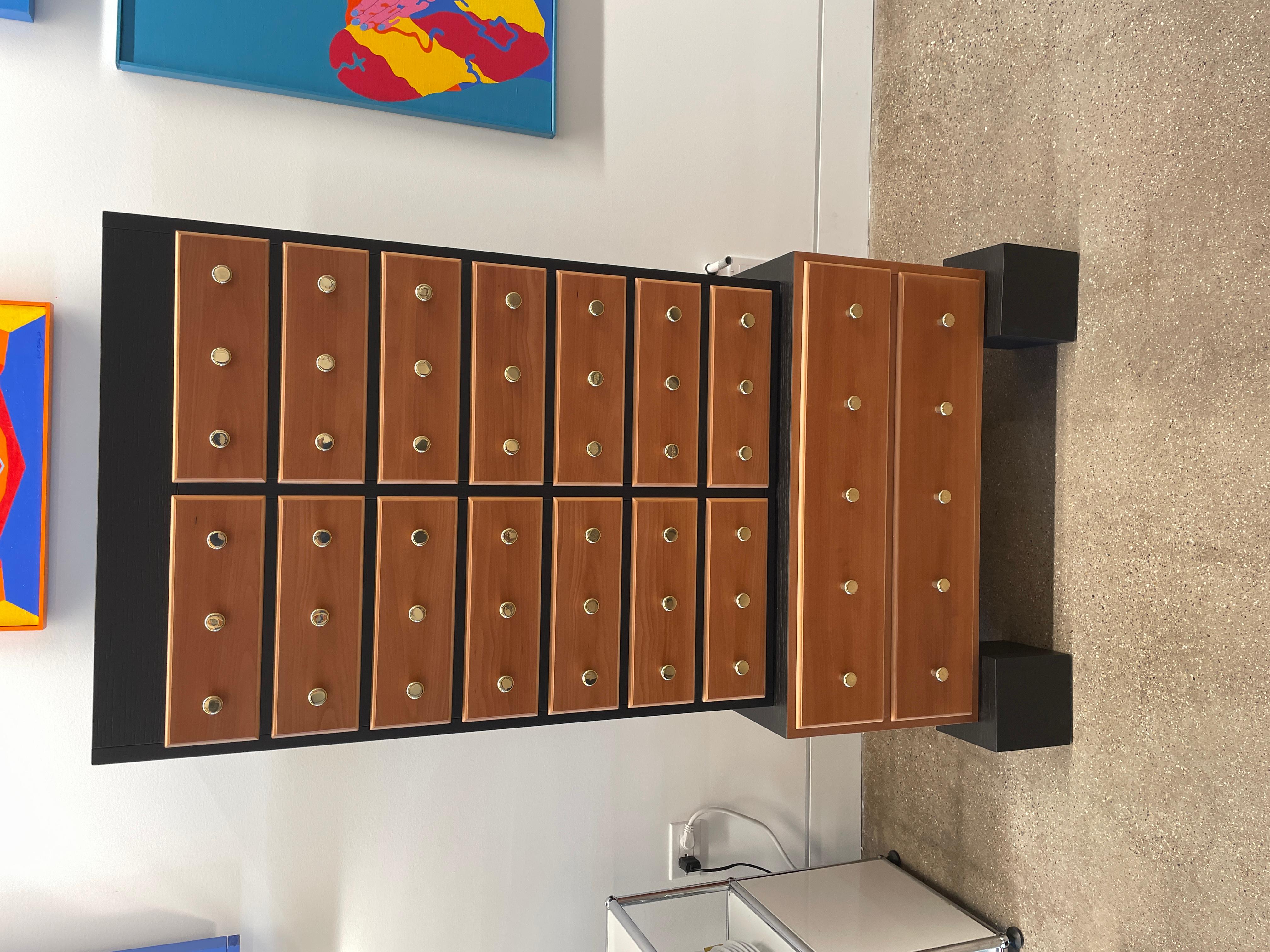 Italian Ettore Sottsass Mombasa Chest-of-drawers Zanotta Italy, designed in 1989