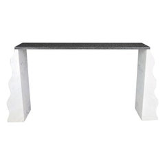 Ettore Sottsass Montenegro Carrara Marble & Granite Console for Ultima Edizione
