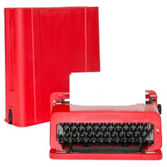 Retro Ettore Sottsass Olivetti Valentine Typewriter C. 1960's