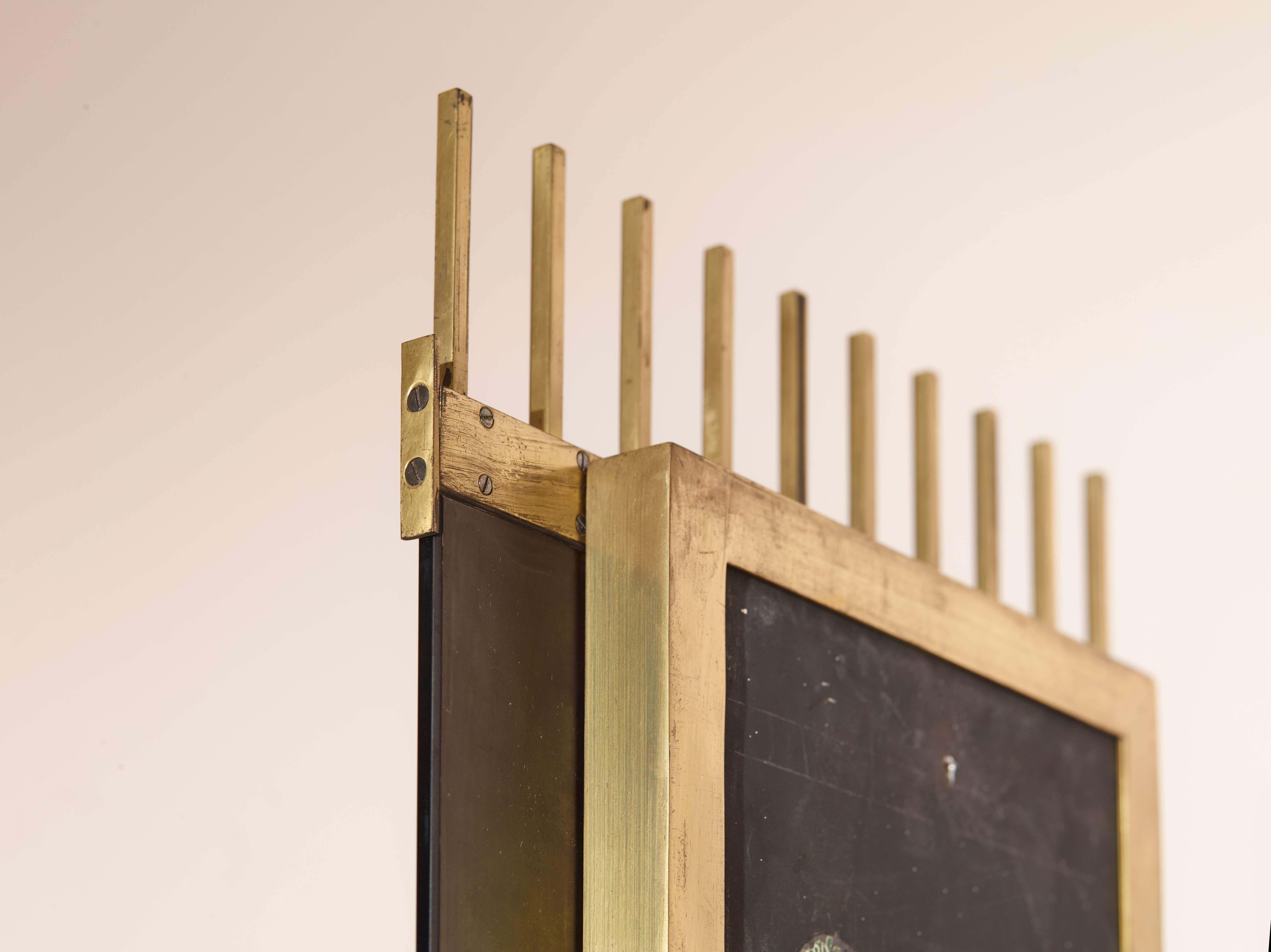 Miroir original de la première édition d'Ettore Sottsass par Santambrogio & De Berti, 1958 en vente 2