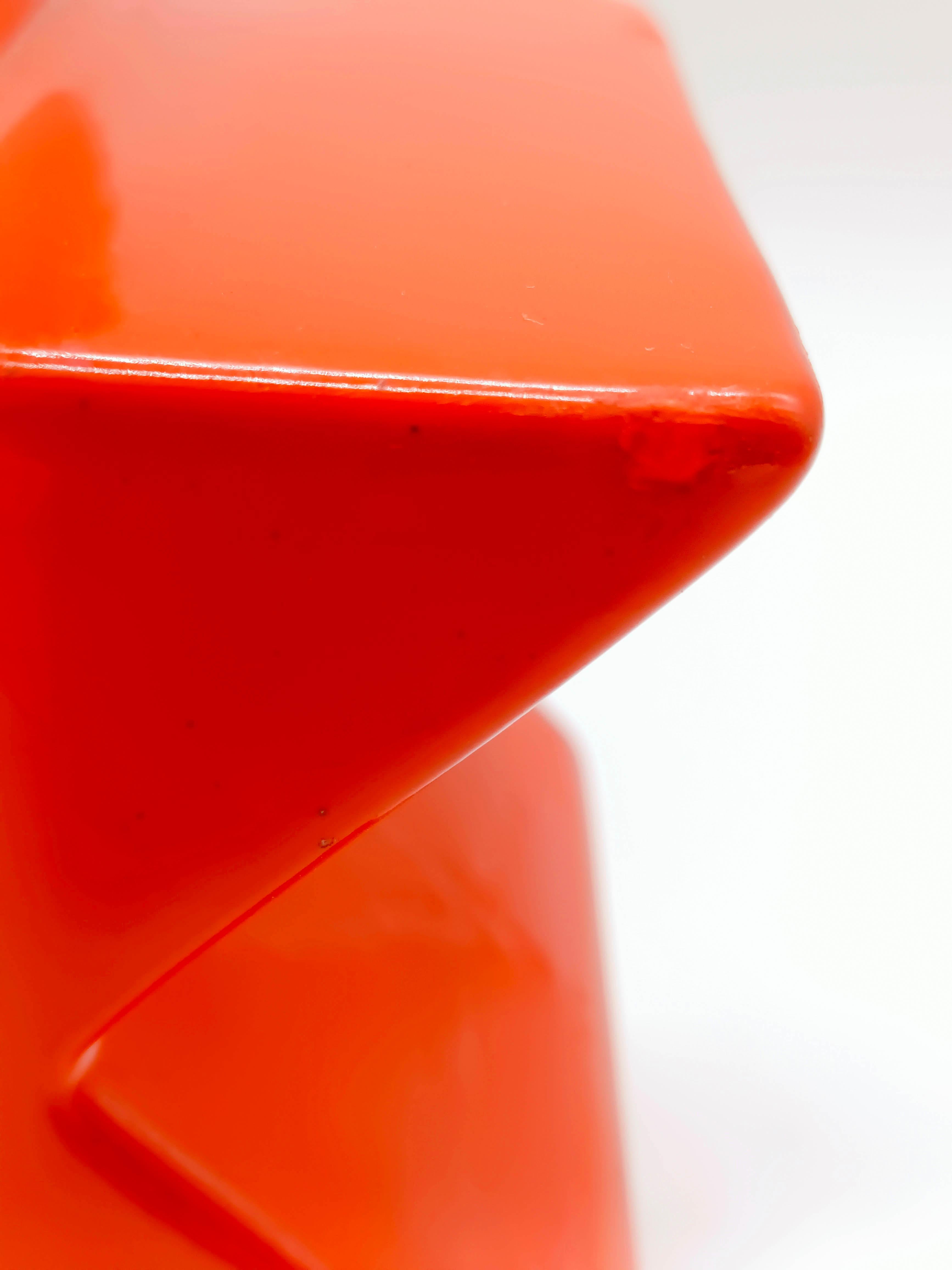 Ettore Sottsass per Alessio Sarri Vaso in Ceramica Rossa 