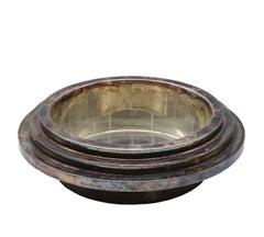 Ettore Sottsass per Cleto Munari Centroravola in Metallo Argentato, Italia 1980s