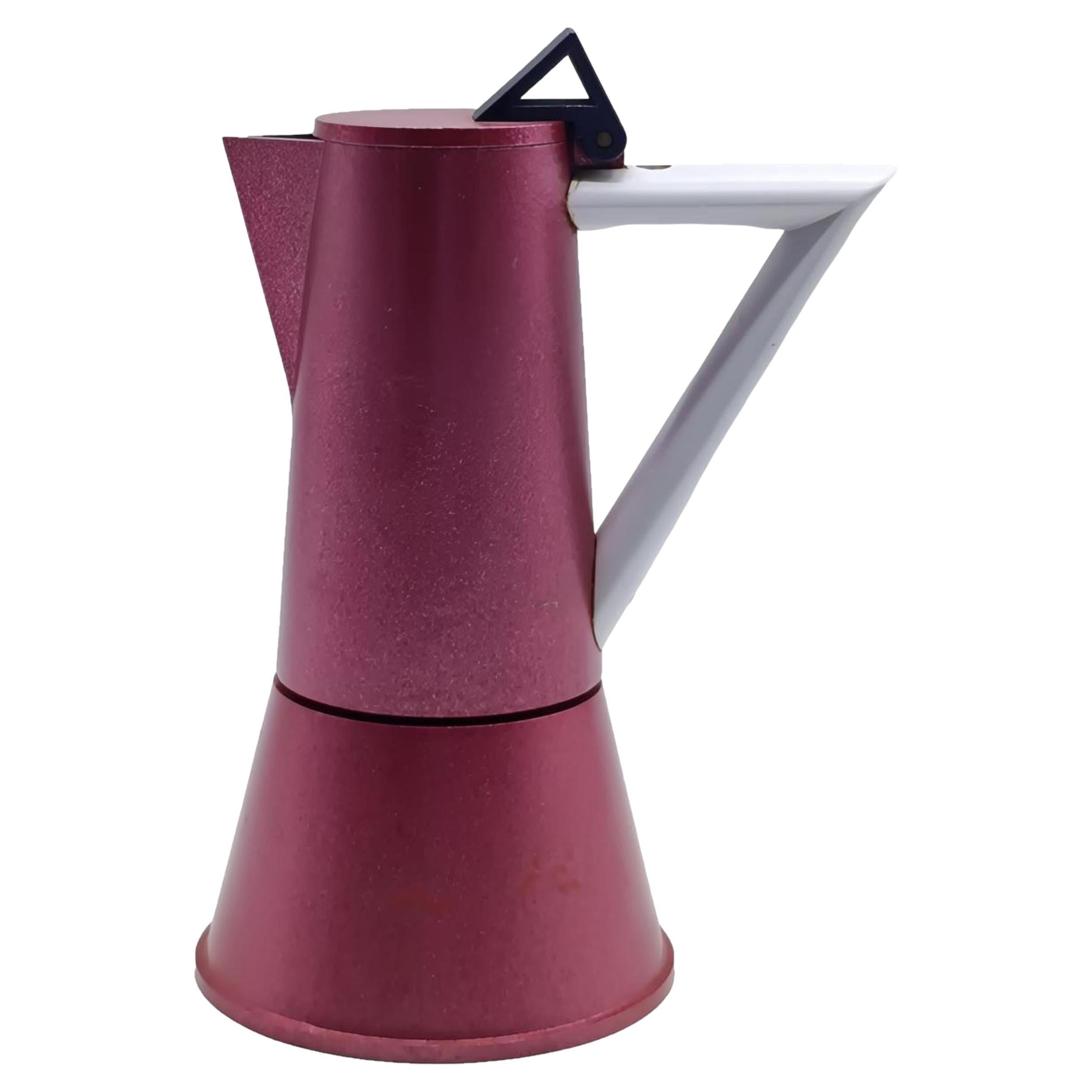 'Ettore Sottsass per Lagostina Caffettiera Serie "Accademia", Italia 1980s