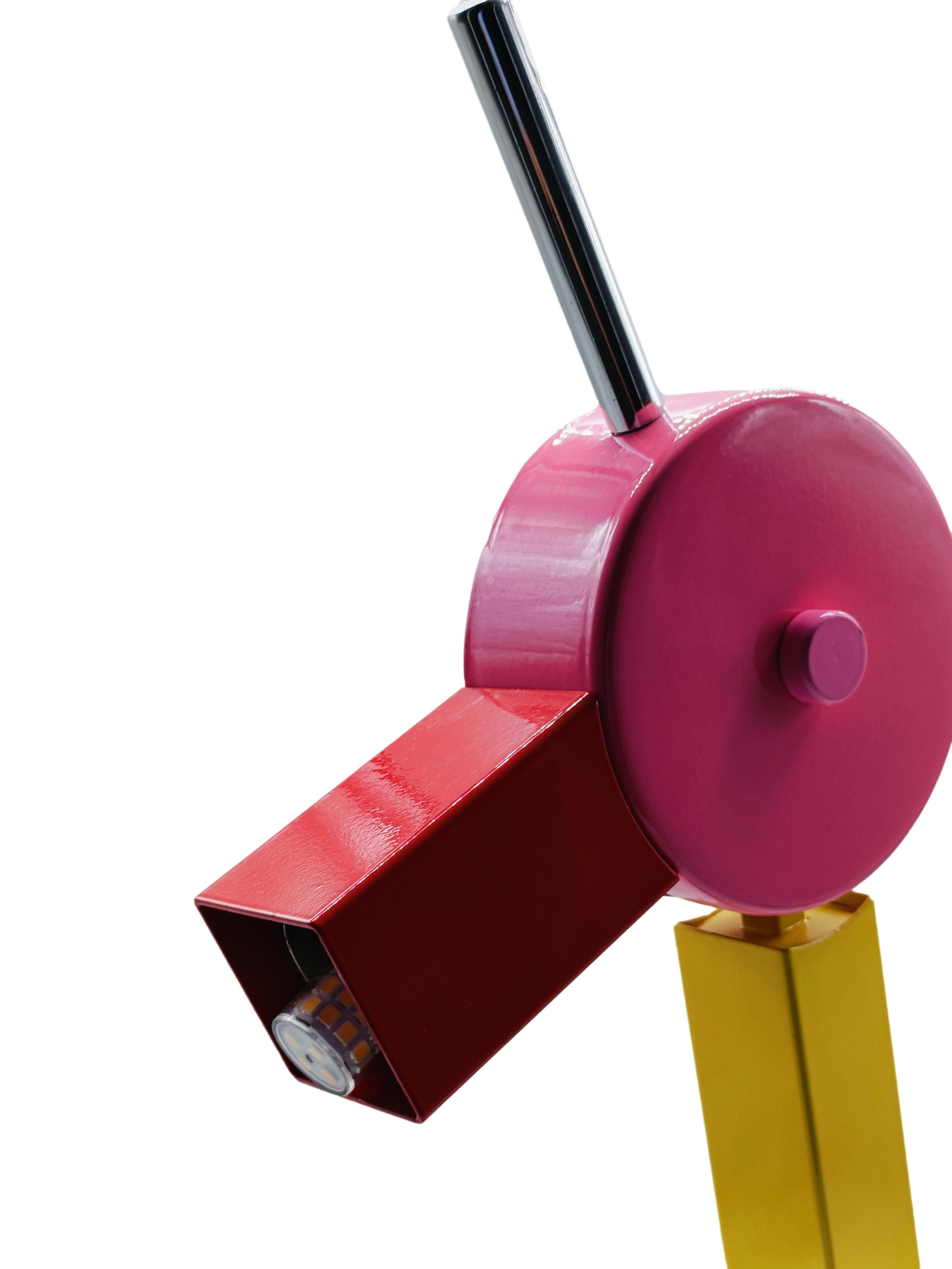 Italian Ettore Sottsass per Memphis Milano Lampada da Tavolo 