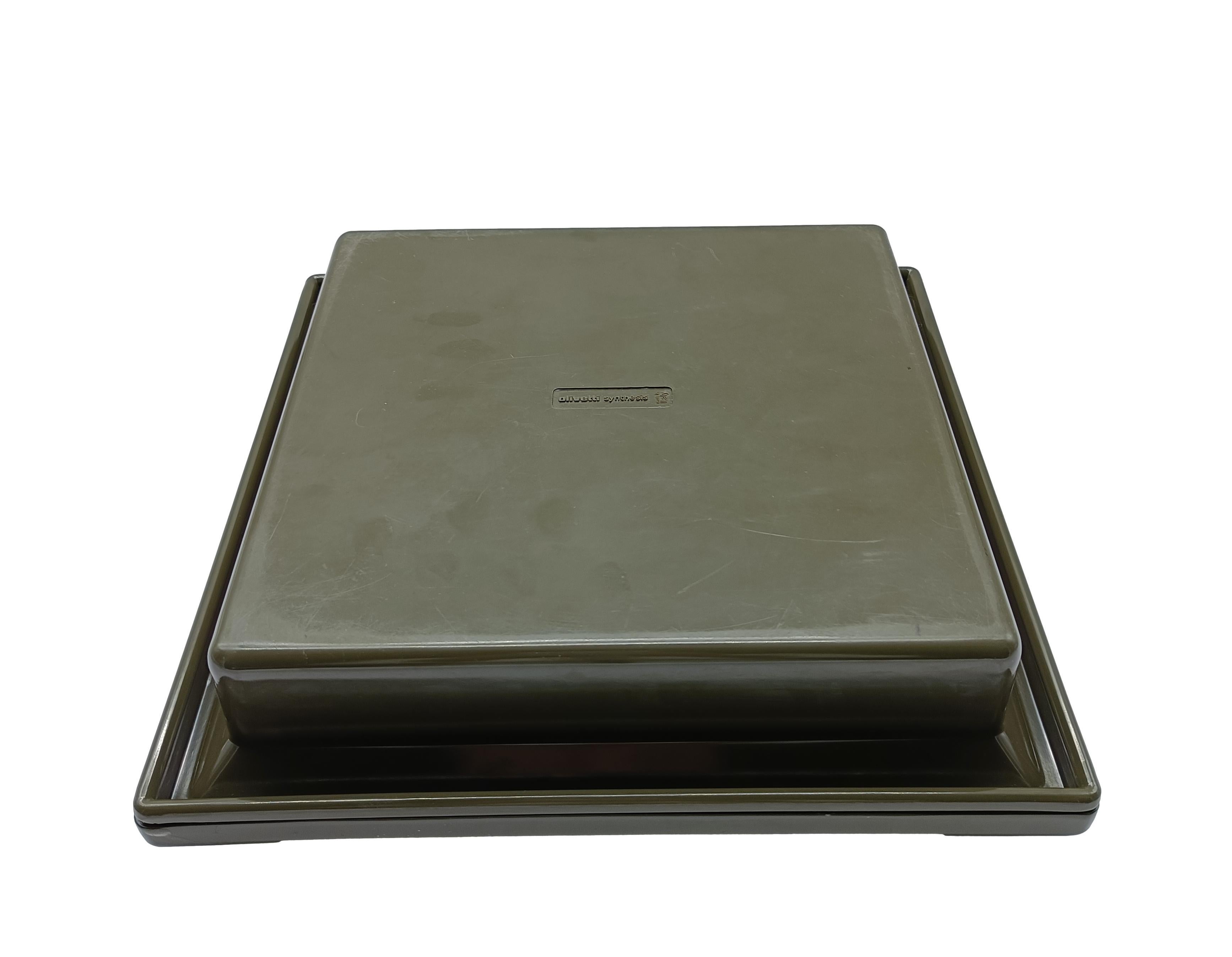 Fin du 20e siècle Ettore Sottsass pour Olivetti Synthesis Posacenere verde 
