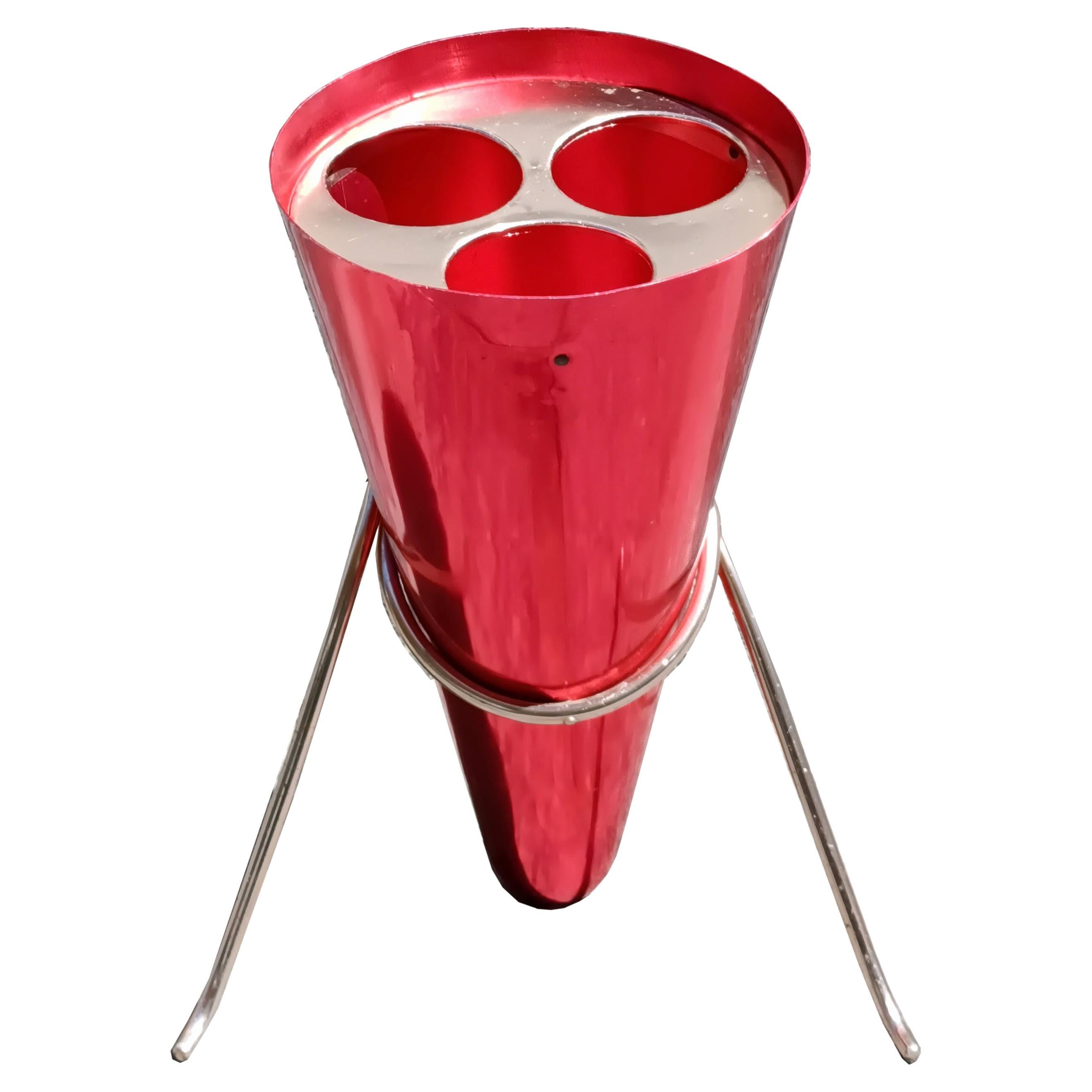 Ettore Sottsass pour Rinnovel Porte-parapluies sculptural, Italie, années 1950