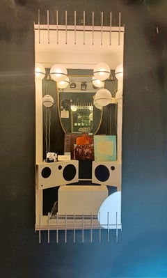 Ettore Sottsass per Sant Ambrogio e De Berti Specchio da Parete, Italia 1950s