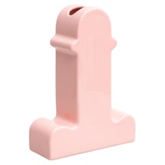 Ettore Sottsass Rosa Keramik Shiva-Blumenvase, BD Barcelona