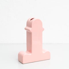 Ettore Sottsass Rosa Keramik Shiva-Blumenvase, BD Barcelona
