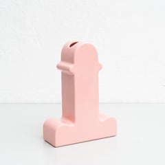 Ettore Sottsass Rosa Shiva-Blumenvase aus Keramik, von BD Barcelona