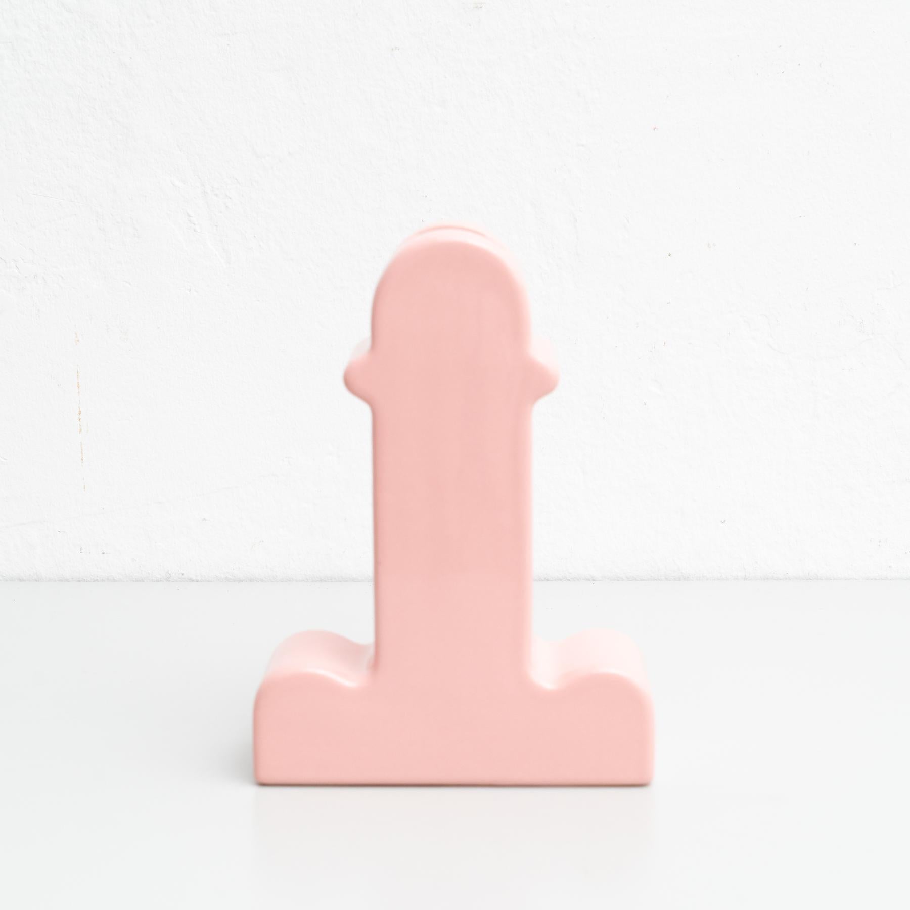 Ceramica Vaso di fiori Shiva in ceramica rosa di Ettore Sottsass, di BD Barcelona in vendita
