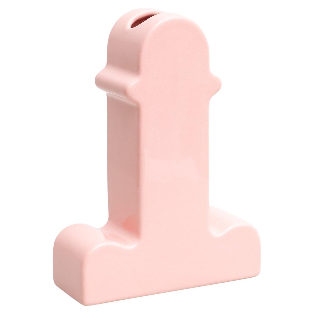 Ettore Sottsass Pink Ceramic Shiva Flower Vase, by BD Barcelona