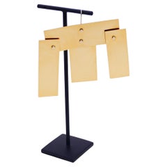 ETTORE SOTTSASS "Portal" 18ct gold mono earring, 2002