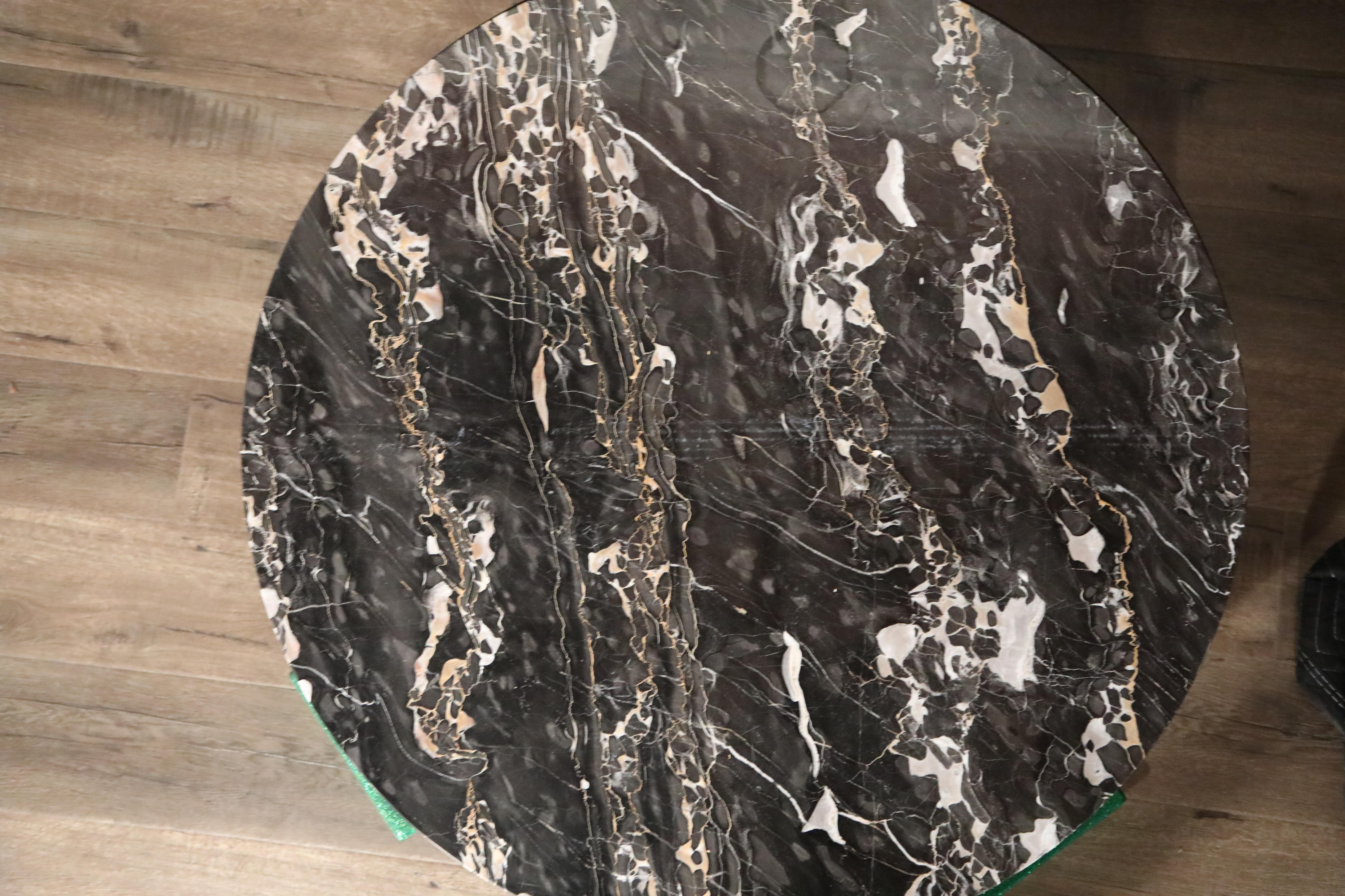 Post-Modern Ettore Sottsass Postmodern Nero Marquina Marble 