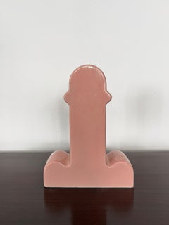 Ettore Sottsass Postmodern Shiva Pink Ceramic Vase for BD Barcelona, Spain 1970s