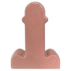Ettore Sottsass Postmodern Shiva Pink Ceramic Vase for BD Barcelona, Spain 1970s