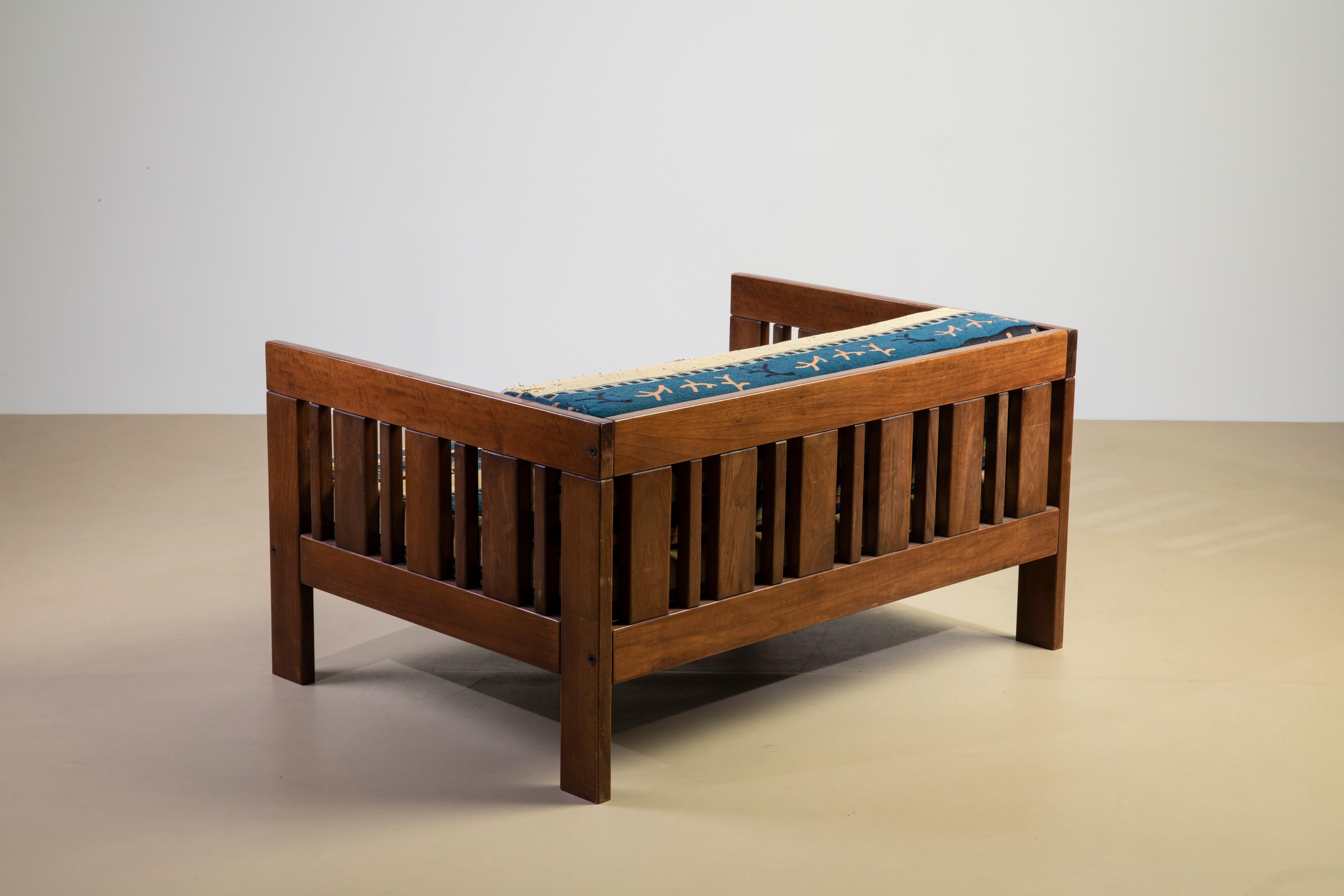 Mid-Century Modern Ettore Sottsass, rare 'Califfo' model armchair, produced by Poltronova, 1965 For Sale